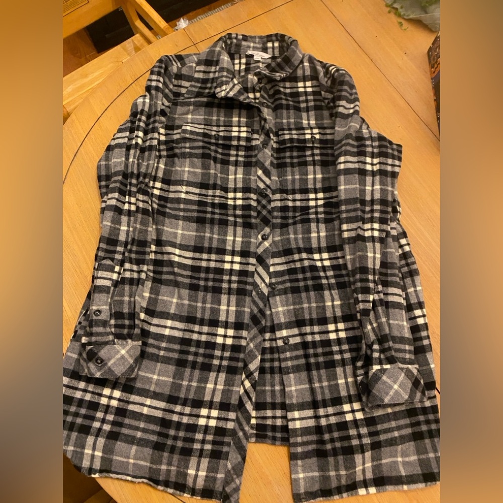 LL Bean Women's Signature Chamois Tunic Size L Large Regular